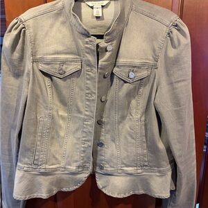 White House Black Market Women's Grey Jacket